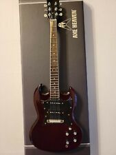 Pete Townshend red stained SG 1:4 Scale Mini Guitar Model Axe Heaven with stand picture