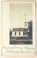 ANDOVER CT - VINTAGE RPPC - CHURCH ON ROUTE 6 - VIEW #2 picture