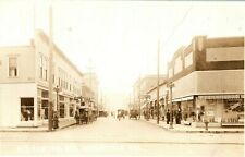 1918 Central Ave. Marshfield Oregon RPPC Photo Drugs Pianos Signs Postcard picture
