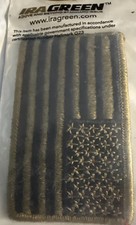 NEW Ira Green American Flag Patch with Hook and Loop Green/Black in Original Pkg picture