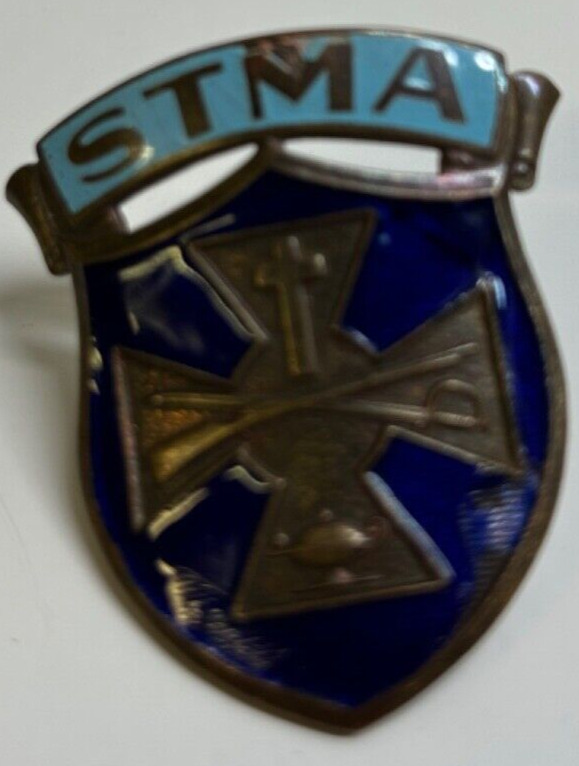 STMA Authentic WWll Era St. Thomas Military Academy Hat Badge