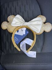 Disney Parks X Port Orleans BEIGNET ALL DAY Minnie Scented Loungefly Ears 💥 picture
