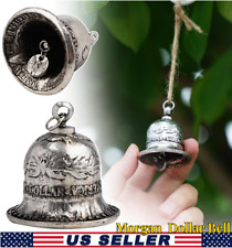 Morgan Silver Dollar Bell Silver Coin Bells Home Decor Craft Ornaments 2023 picture