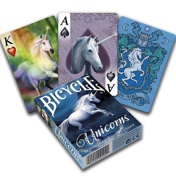 Bicycle Anne Stokes Unicorns Playing Card Deck - USPCC - Brand New - Poker Size