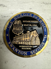 DHS US Border Patrol - Swanton Sector Challenge Coin picture