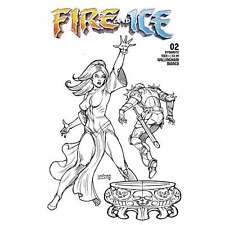 Fire And Ice #2 Cover E Joseph Michael Linsner Line Art 1:10 Variant Dynamite picture