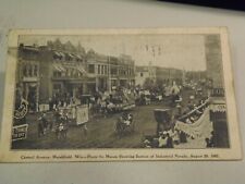 Industrial Parade 1907 Central Avenue, Marshfield, Wisconsin Postcard 12/30/21 picture