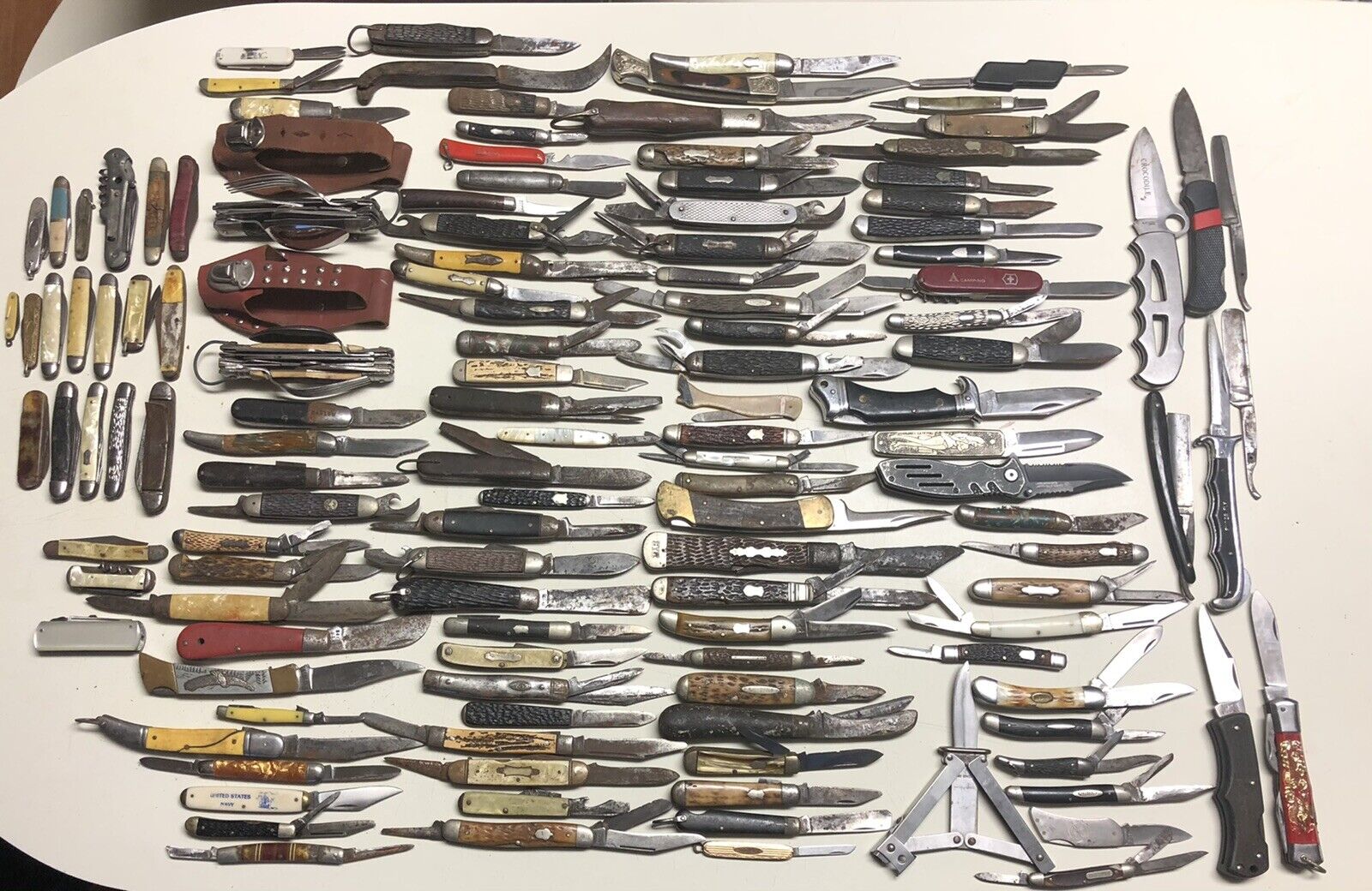 126 Vintage Pocket Knives Parts Repair CATTARAUGUS Schrade NYKCO Remington BOKER