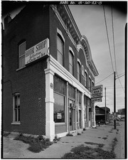 Dubuque Iowa Halpin Block 1900s East Front Detail Commercial Building picture