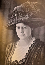 1911 Vintage Magazine Illustration Actress Janet Beecher picture