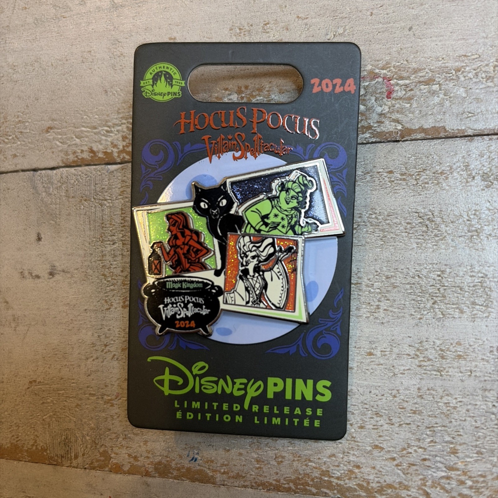 New WDW 2024 Hocus Pocus Sanderson Sisters Binx MNSSHP Villain Spelltacular Pin