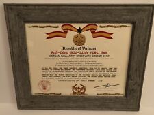 South Vietnam Gallantry Cross Certificate w/Bronze Star Device (T3)FREE PRINTING picture