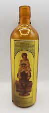 Vintage Jaynes Expectorant Amber Glass Tonic Bottle Cork Top Original Label 10