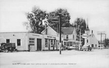 Martins Store Esso Gas Station Highgate Springs Vermont VT Reprint Postcard picture