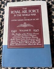 Royal Air Force in World War 1940-45 VOL III WESTERN DESERT & MED VG HB GOOD DJ picture