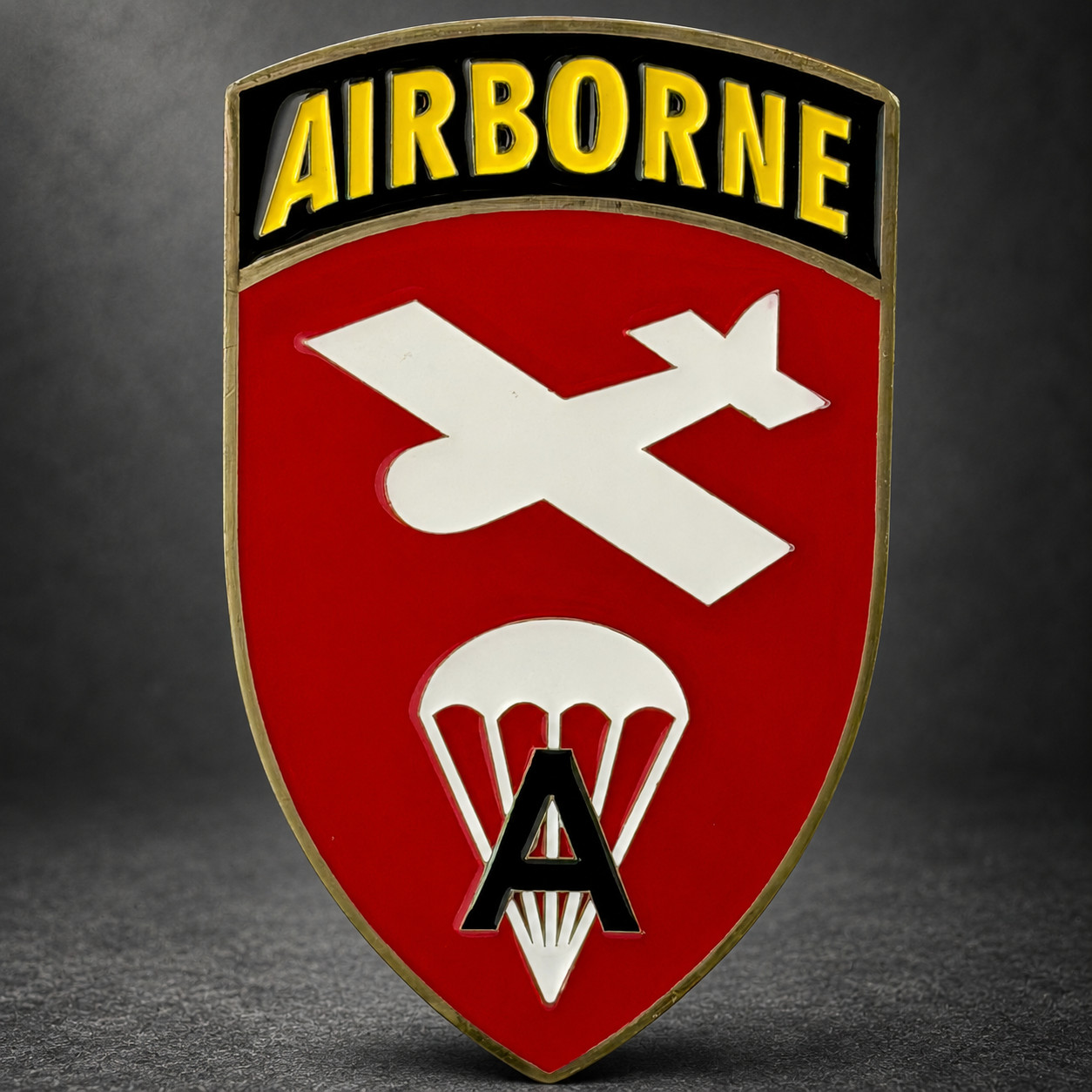 Airborne School 1-507th PIR Alpha Company Fort Benning Black Hat Challenge Coin Airborne School 1-507th PIR Alpha Company Fort Benning Black Hat Challenge Coin