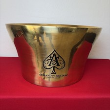 Ace of Spades Armand De Brignac Brushed Metal Champagne Ice Bucket Extra Large picture