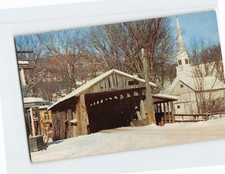 Old Covered Bridge Waitsfield Vermont USA Q-09198 picture