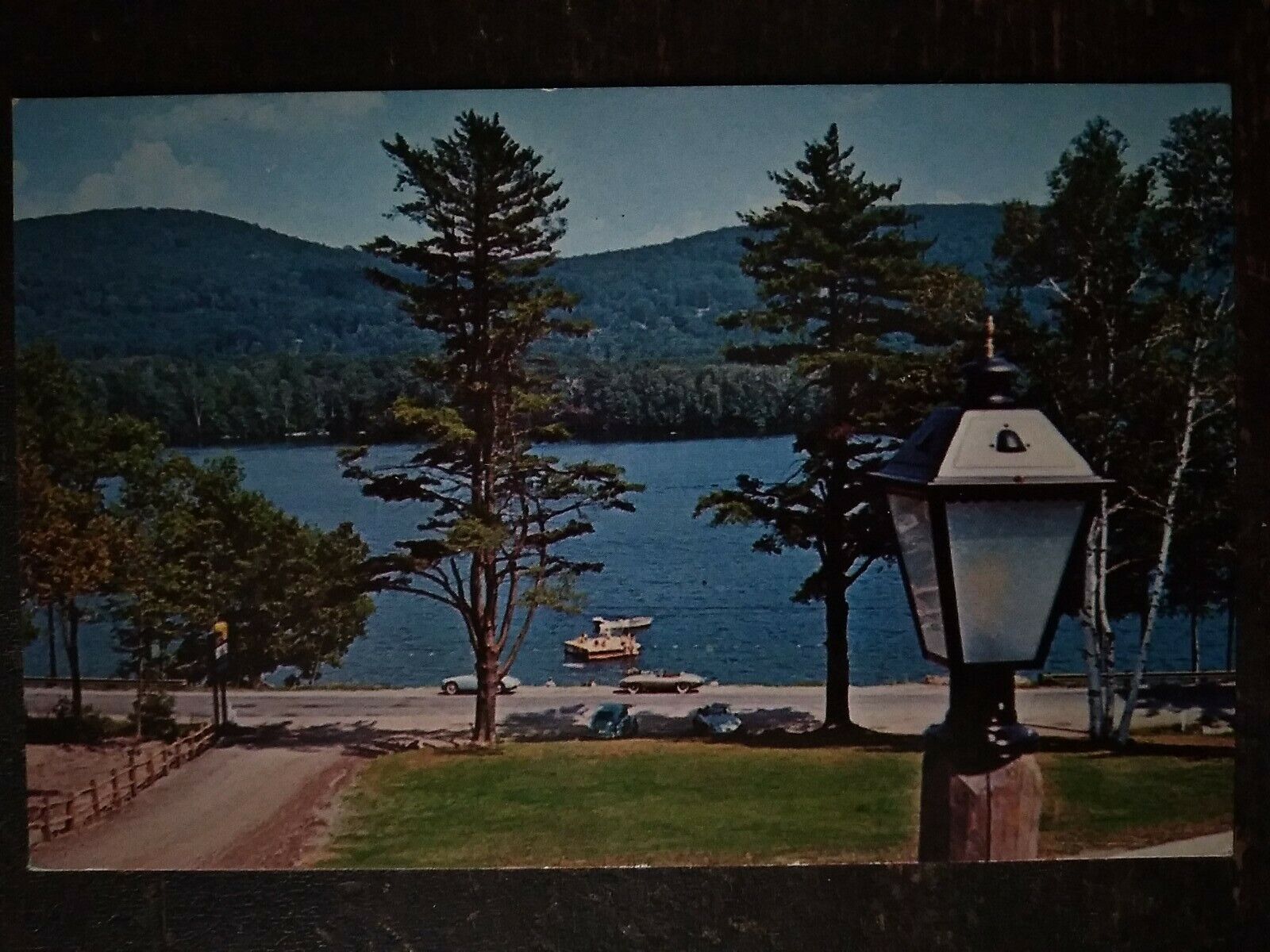 Bathing Beach as seen from The Quechee Lake Motel-Inn, Canaan, NY - Mid 1900s