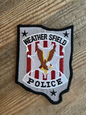 Weathersfield Ohio OH Police Shoulder Patch New Bald Eagle picture