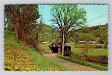 Tunbridge VT-Vermont, Cilley Covered Bridge, Antique, Vintage Postcard picture