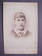 Vintage Cabinet Card Photo Woman named Ida White ( Shiley ) Shelburne Falls, MA. picture