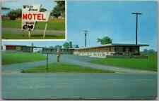 Williamsville, New York Postcard WHITE STONE MOTEL Route 5 Roadside 1960 Cancel picture