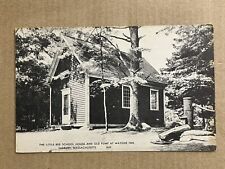 Postcard Sudbury MA Little Red School House at Wayside Inn Old Pump Vintage PC picture