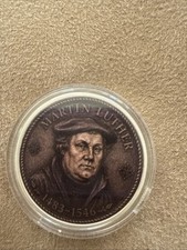 Check Out This New Martin Luther reformation Scholar, Themed Commerative Coin picture