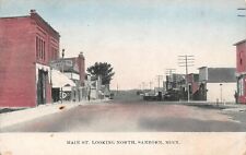 1908 Sanborn Minnesota MN Main Street Looking North Businesses Postcard picture