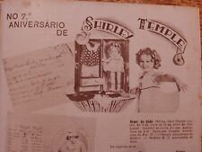SHIRLEY TEMPLE DOLL AD 1936 Pearl ARGYLE Georges CARPENTIER Things to Come WELLS picture