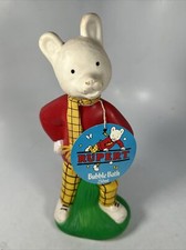 Vintage 1992 Rupert And Friends | Rupert | Bubble Bath Empty Bottle picture