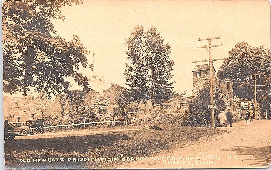 Granby Connecticut RPPC Old Newgate Prison 1920s