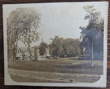 c1900 Vintage Photo Fred W. Homes Store Fronts Field Colchester CT Street Scene picture