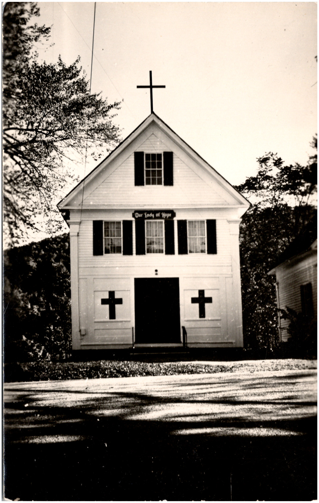 Our Lady Of Hope Church Wardsboro Vermont VT 1950s RPPC Postcard Photo Our Lady Of Hope Church Wardsboro Vermont VT 1950s RPPC Postcard Photo