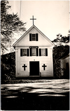 Our Lady Of Hope Church Wardsboro Vermont VT 1950s RPPC Postcard Photo picture