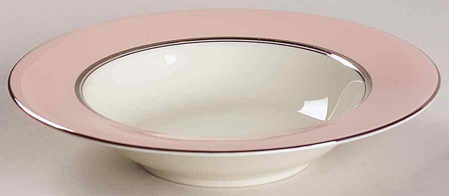 Castleton  Shell Pink Rimmed Soup Bowl 45227