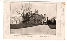 Postcard: Archibald Rogers' Mansion, Hyde Park, NY (New York, udb; postmark 1908 picture