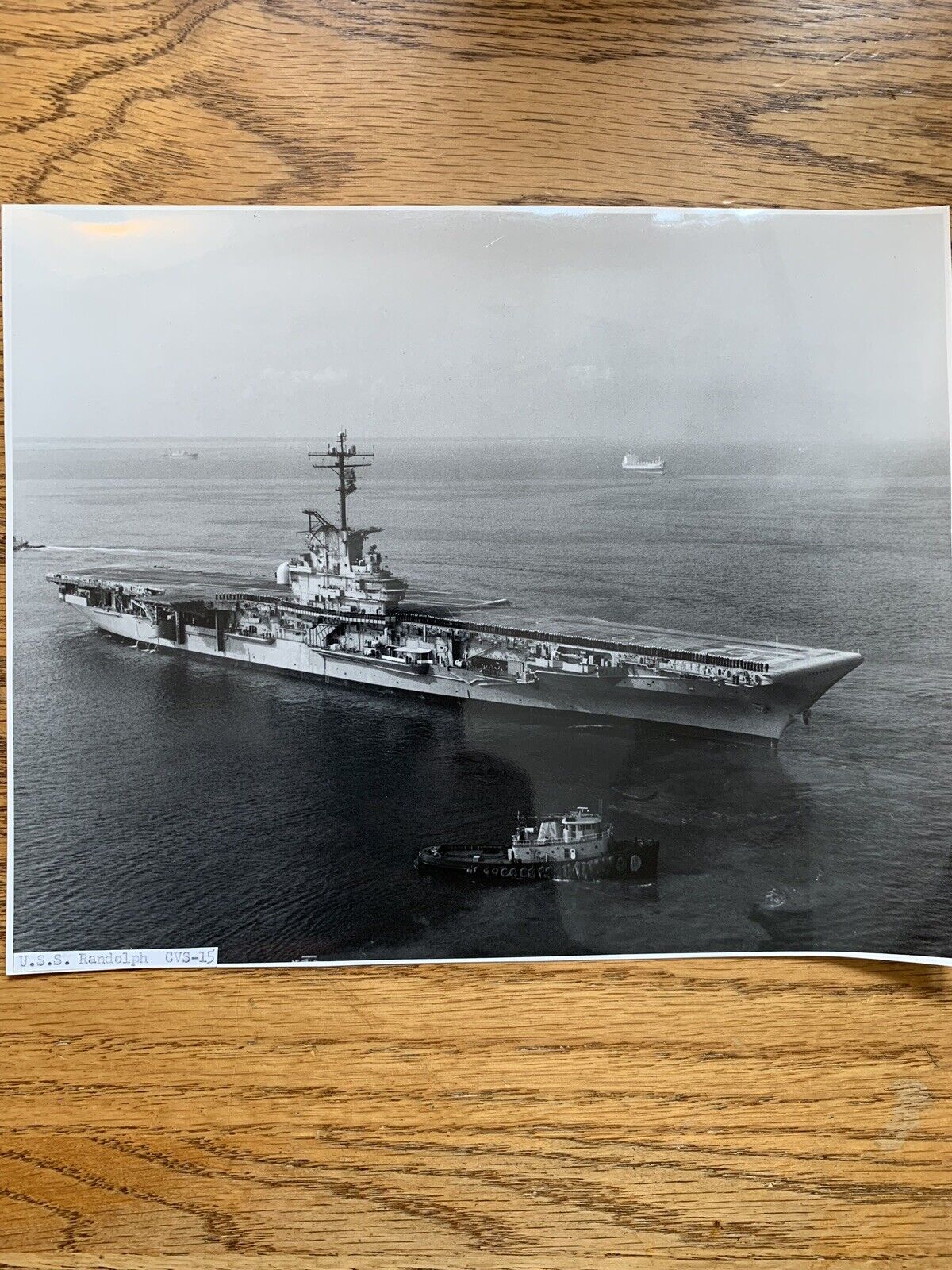Historical Naval Photo USN USS Randolph CV15 Aircraft Carrier 8x10