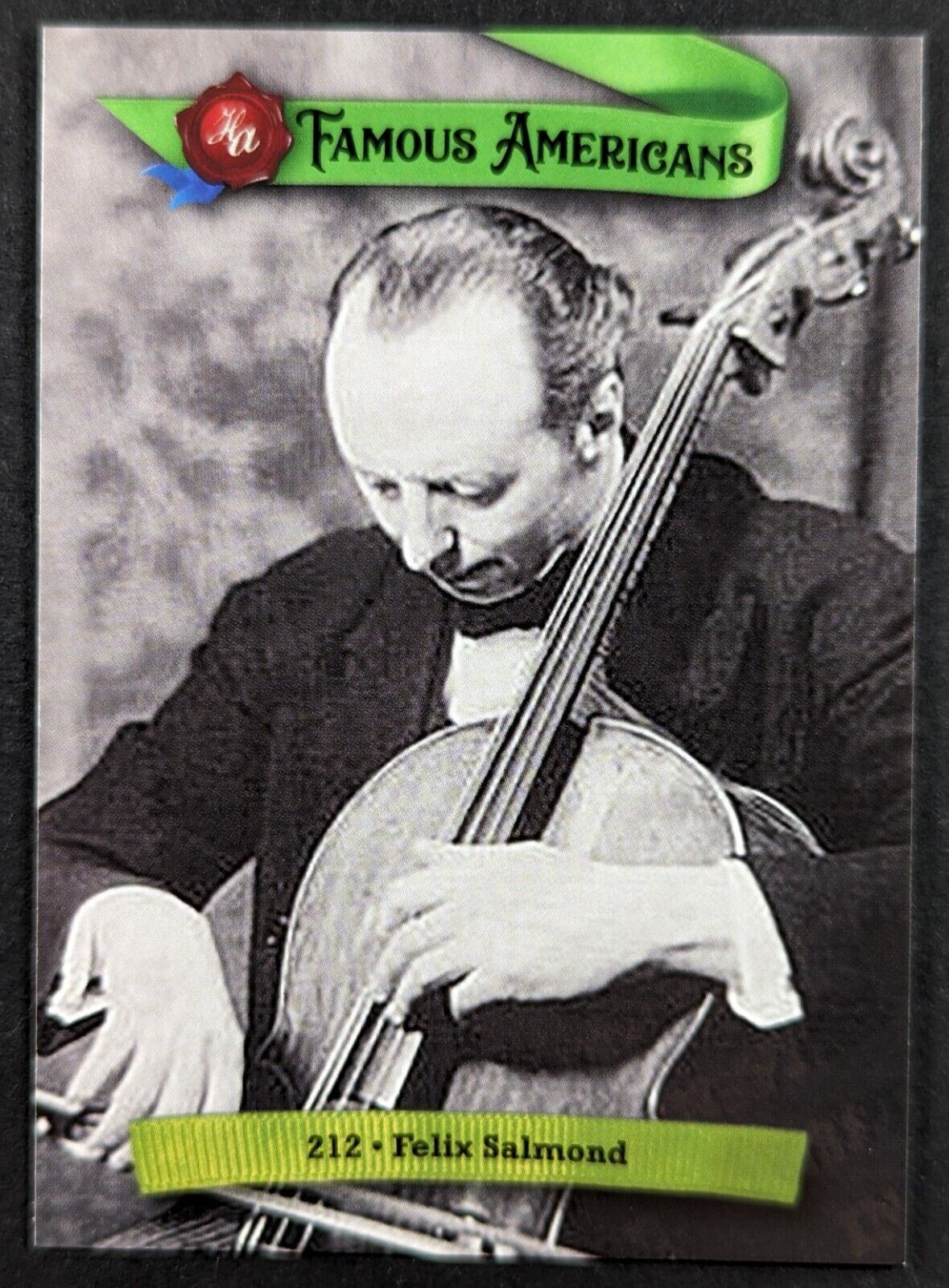 Felix Salmond Cellist Musician 2021 Famous American Card #212 (NM)