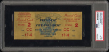 1965 Jan 20 President Lyndon Johnson LBJ Inauguration Gold Ticket PSA 4 VG-EX picture
