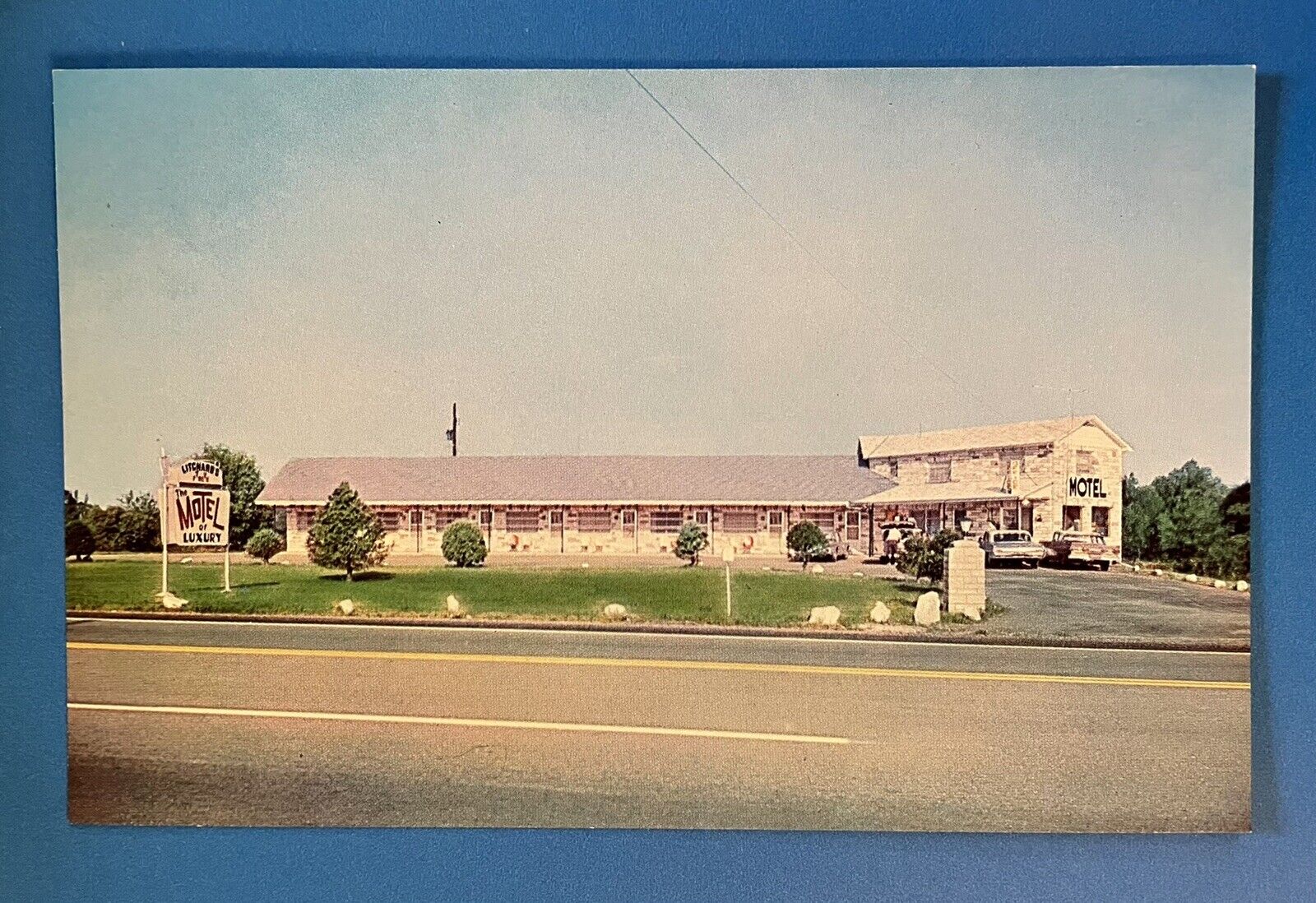 Montgomery Pennsylvania PA  Litchard's Motel Vintage Postcard