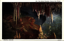 The Bridal Chamber Cave Of The Winds Manitou Colorado 1946 Sanborn Postcard picture