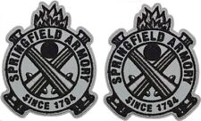 Springfield Armory Embroidered MORALE PATCH  - 2PC - 3.0 inch HOOK BACKING picture