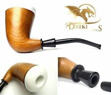 Dreki Pipes Sherlock Holmes Calabash Porcelain Tobacco Wood Smoking Pipe picture