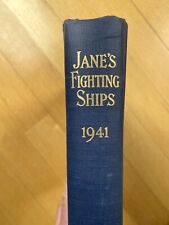 Jane's Fighting Ships Book 1941 issued 1942 Macmillan Co Very Good Condition picture