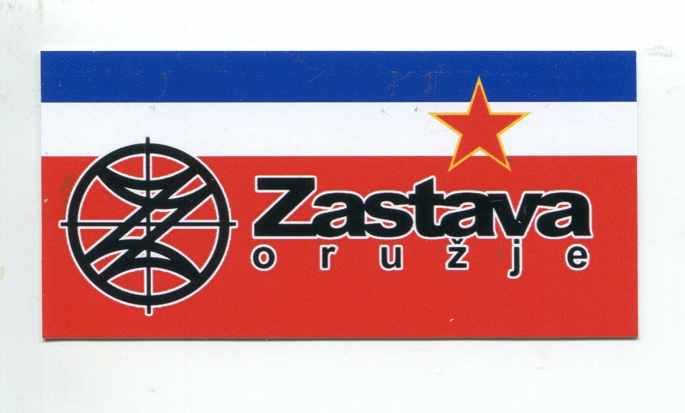 Yugoslavia Zastava Arms Sticker Flag Decal 4\