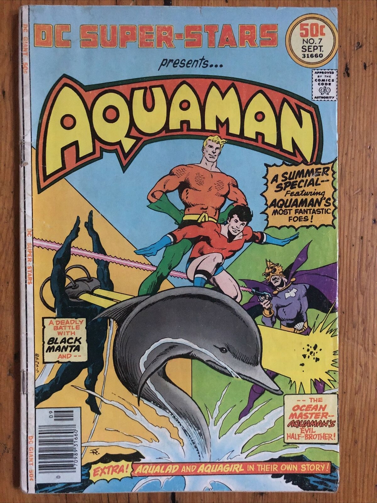 DC Super-Stars Presents.. Aquaman (1976) feat. Black Manta & Aqualad (~GOOD)