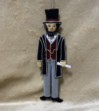 St. Nicolas Embroidered  Abraham Lincoln Ornament 6.25Inches Tall #9158LC NEW picture