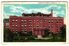 Barre City Hospital Vermont VT Unposted Postcard picture